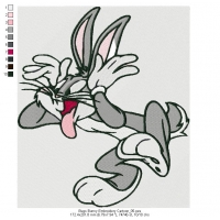 Bugs Bunny Embroidery Cartoon_05